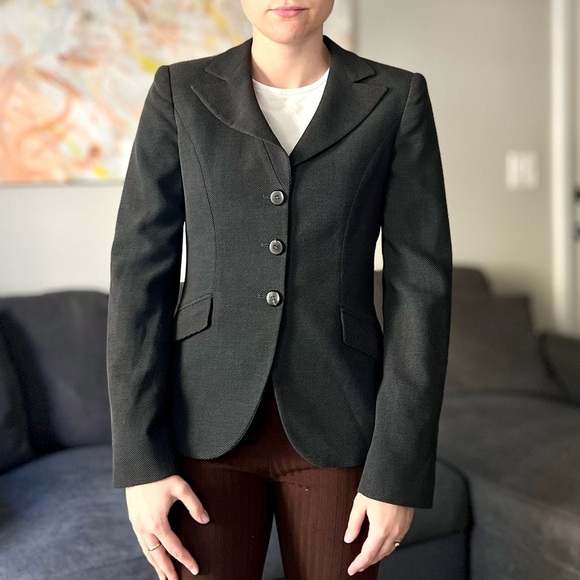 Armani Collezioni Vintage Y2K Fitted Blazer - Office Siren Corpcore Boardroom - Picture 1 of 13